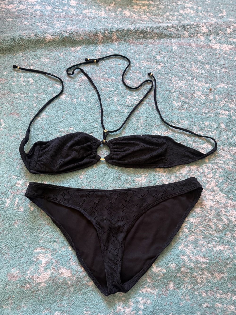 H&M Black Two-Piece Bikini Set